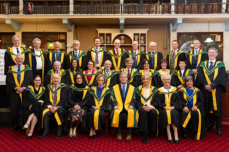 Group of people in academic robes
